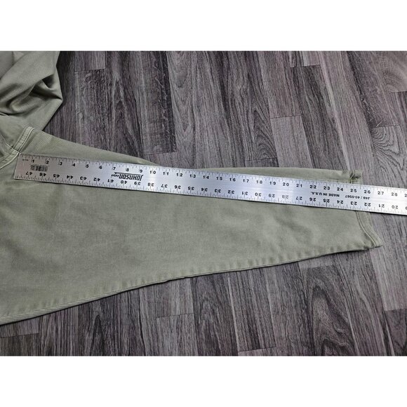 (3/$35) a.n.a Jeans Womens 18W Sage Green Mid-Rise Skinny Ankle Plus Size Denim - Picture 9 of 11